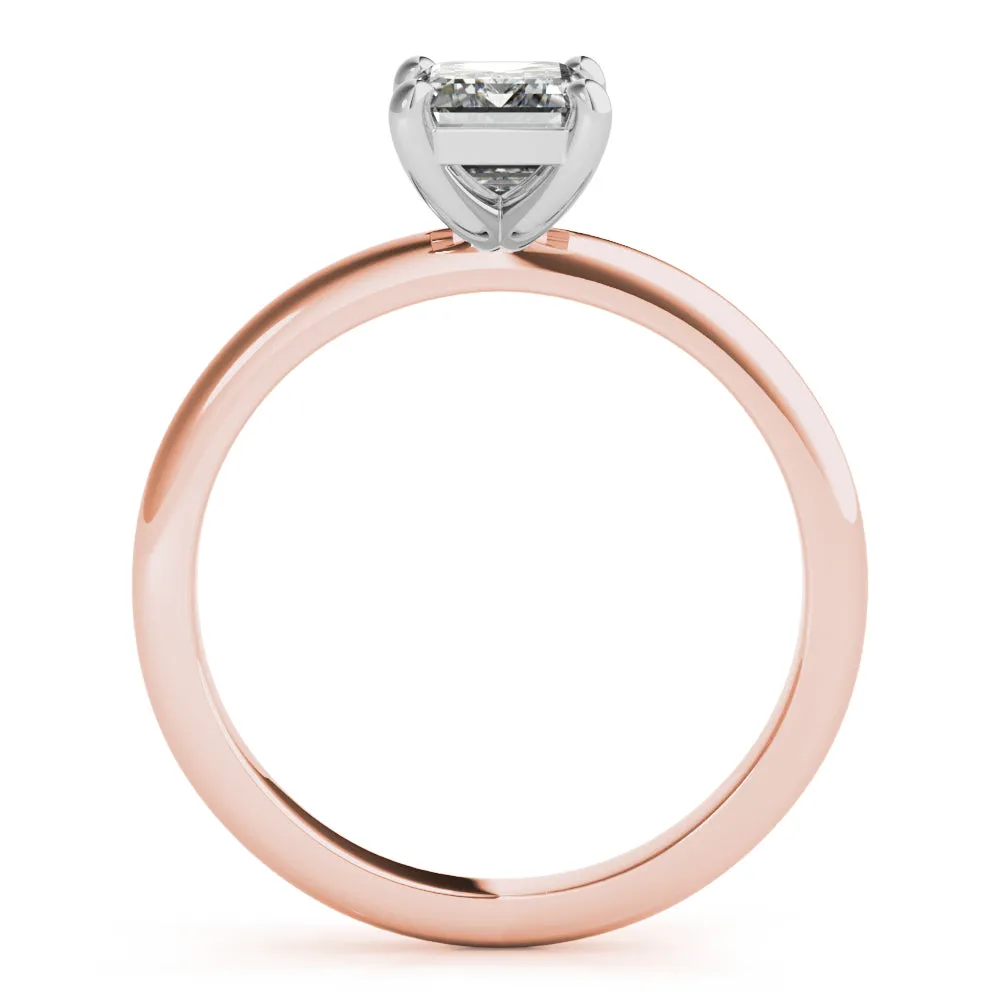 Lara Emerald Diamond Engagement Ring Setting