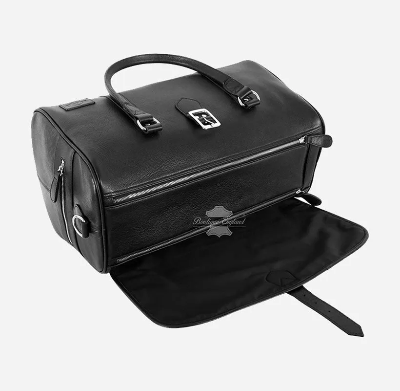Large Weekend Bag Black Unisex Duffle Travel Gym Handbag