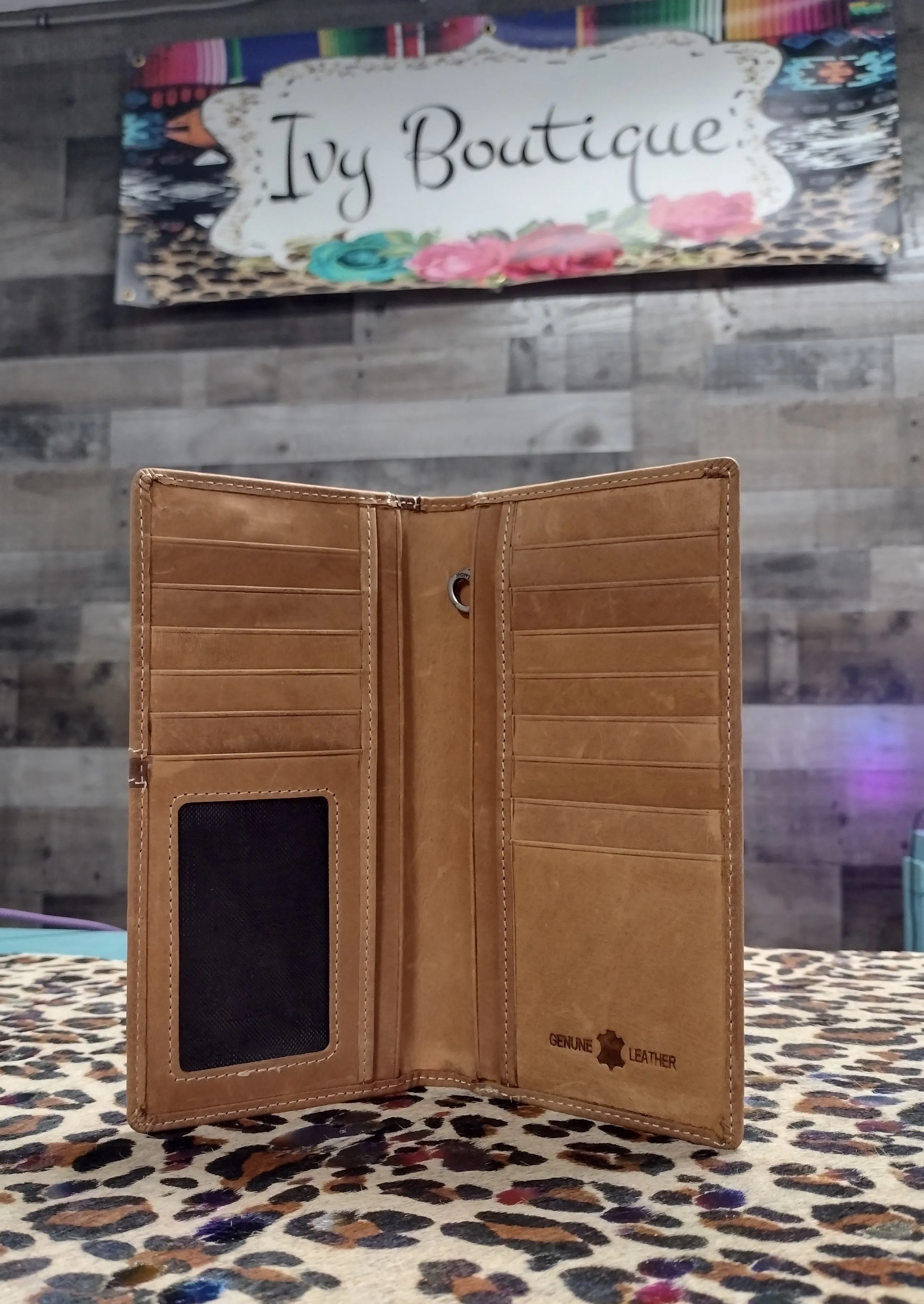Leather Wallet - Medium Tone