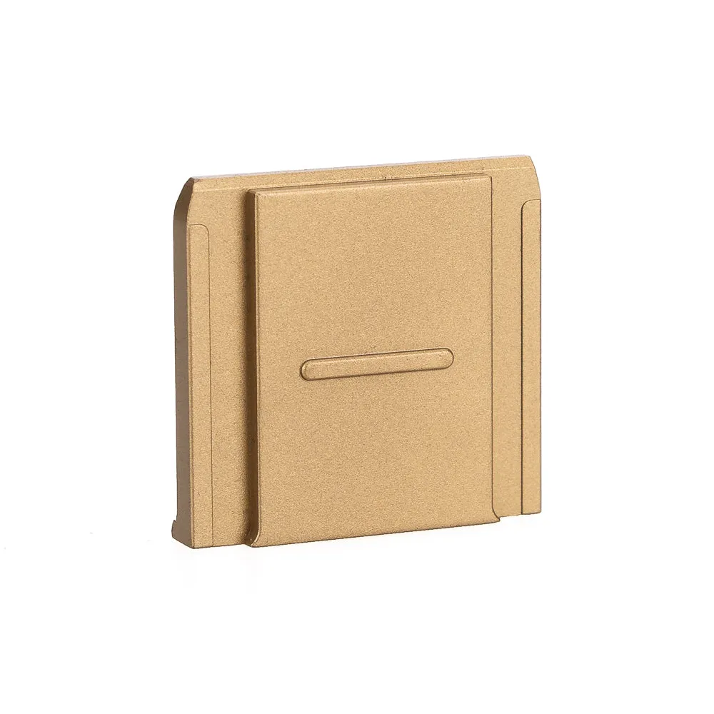 Leica Hot Shoe Cover, Brass, Blasted Finish
