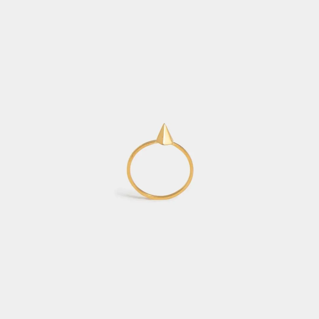 Little Diamond - ring - silver 925 - gold plated