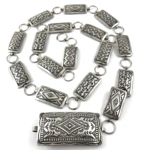 Long Sterling Link Belt<br>By Vincent Platero