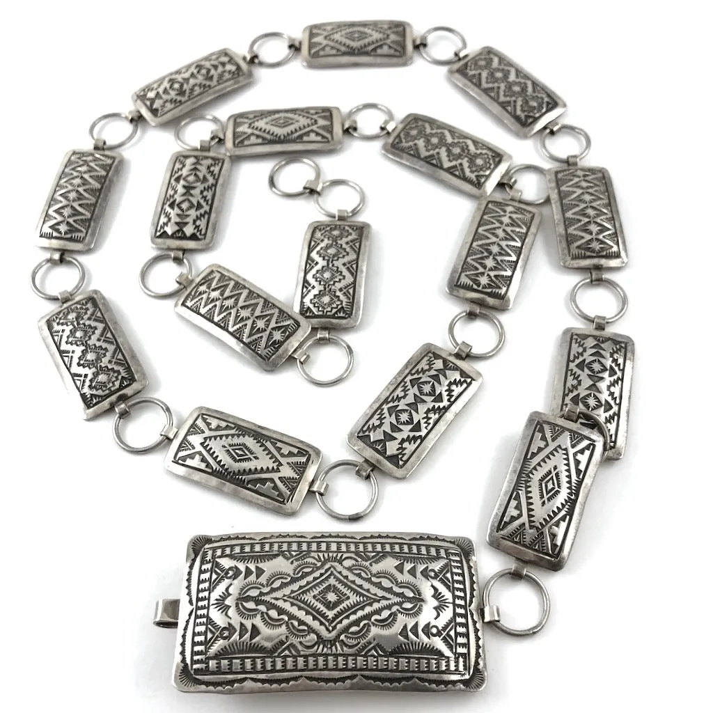 Long Sterling Link Belt<br>By Vincent Platero