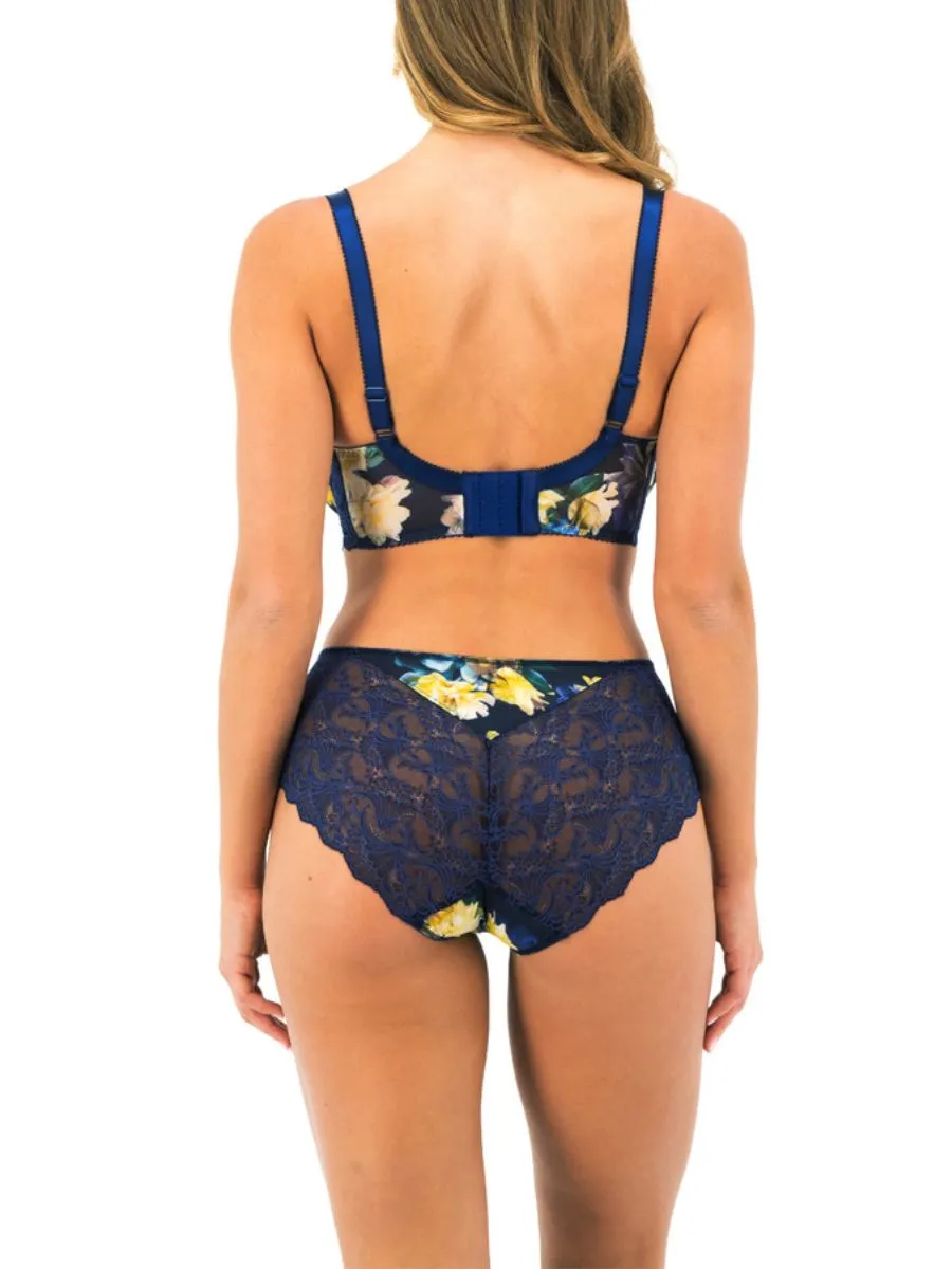 Lucia Side Support Bra - Navy