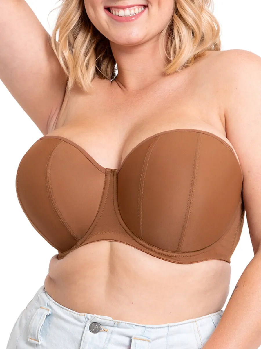 Luxe Strapless Bra - Caramel