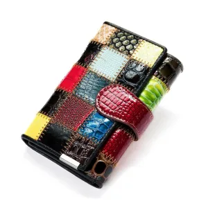 Luxury Colors leather Retro Wallet