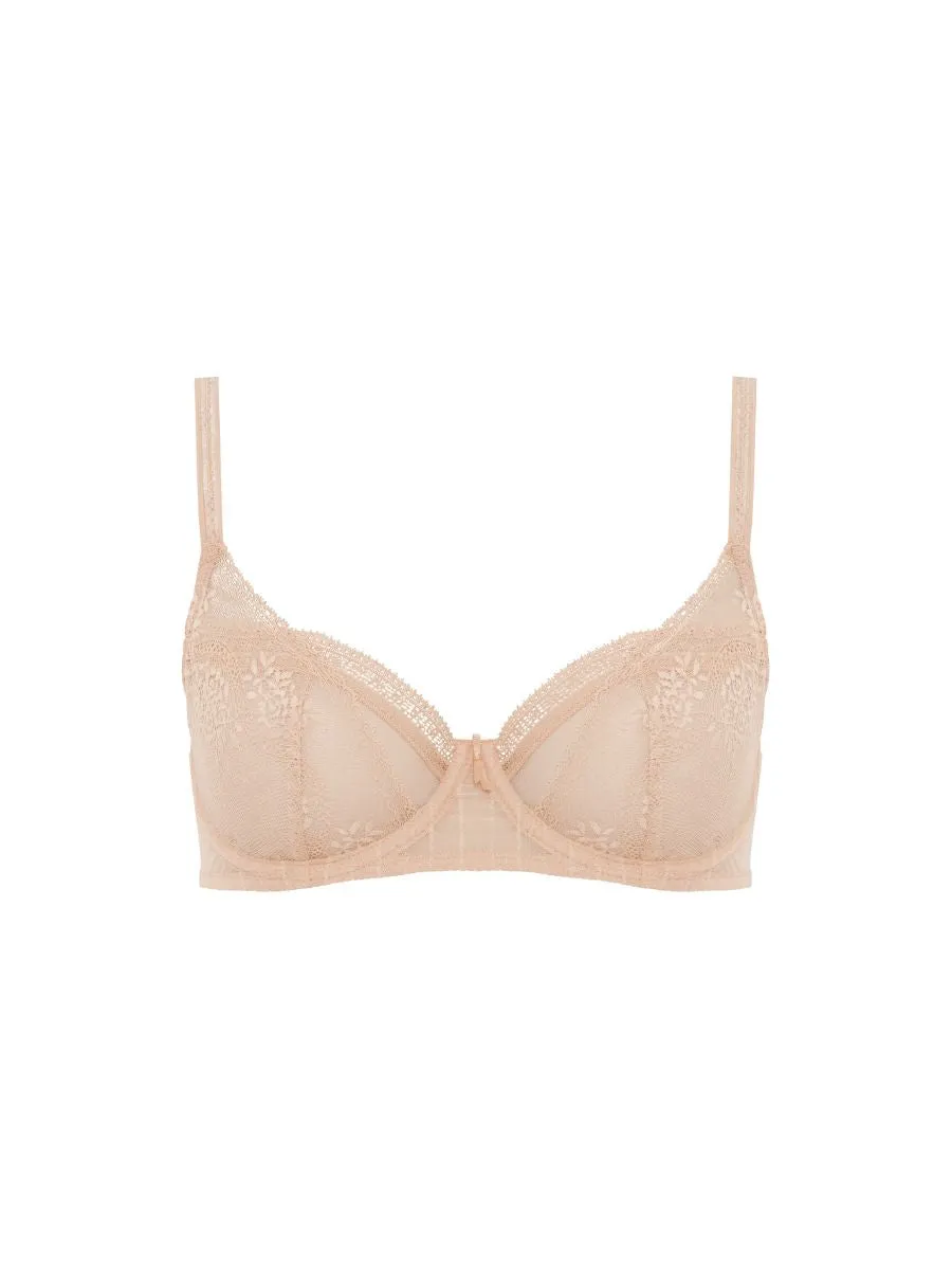 Maddie Half-Cup Bra - Dusky Pink