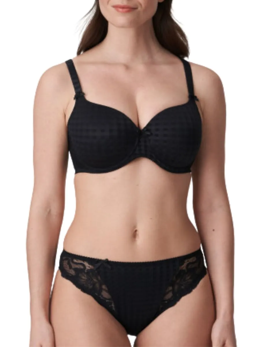 Madison Heartshape Bra - Black