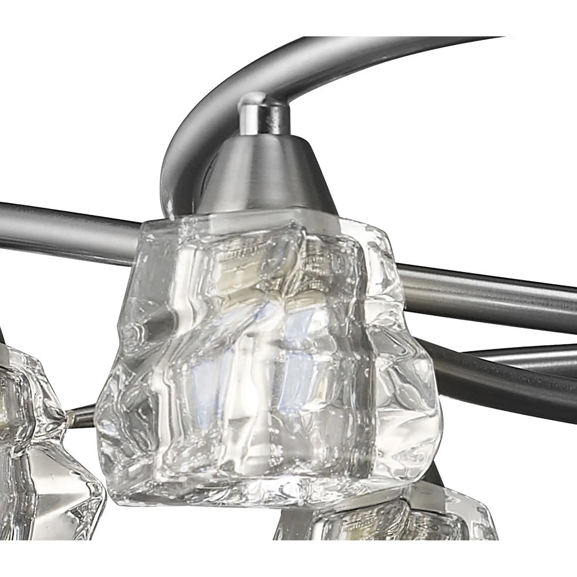 Mantra M3750 Iku Telescopic Convertible 6 Light Satin Nickel