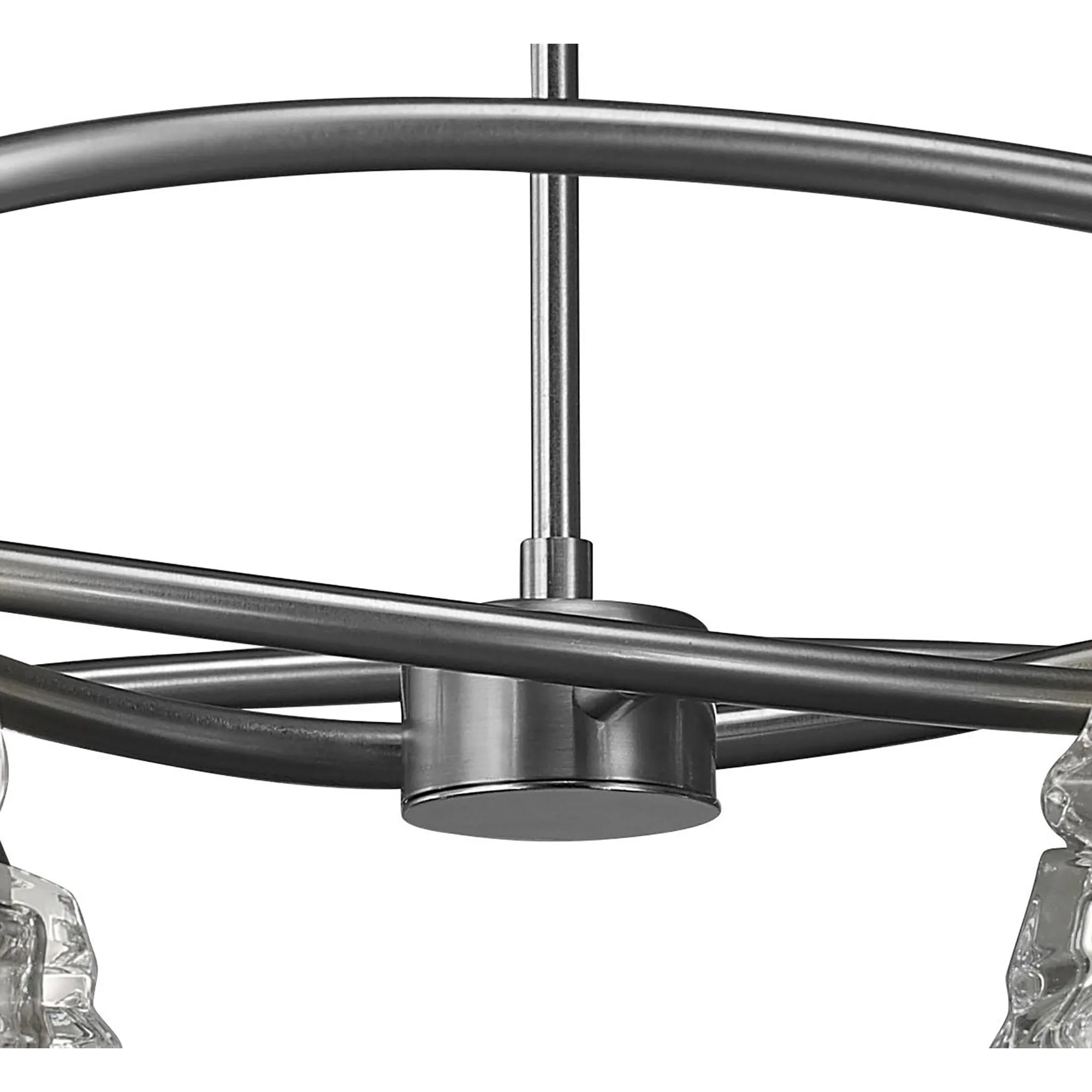Mantra M3750 Iku Telescopic Convertible 6 Light Satin Nickel