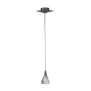 Mantra M3754 Iku Pendant 1 Light Satin Nickel