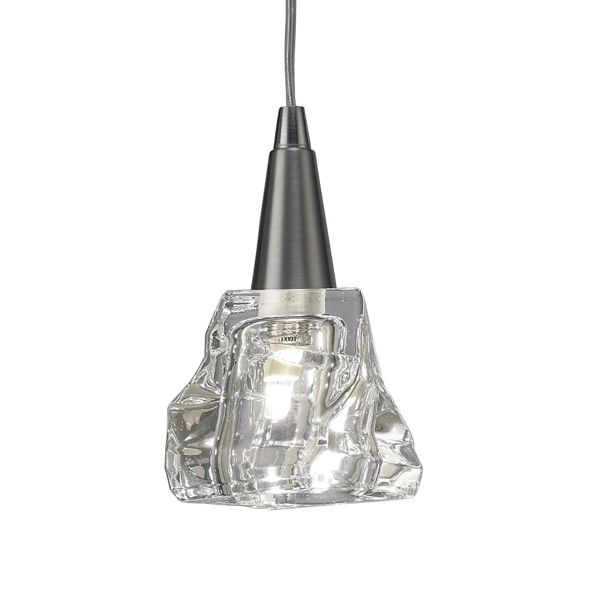 Mantra M3754 Iku Pendant 1 Light Satin Nickel