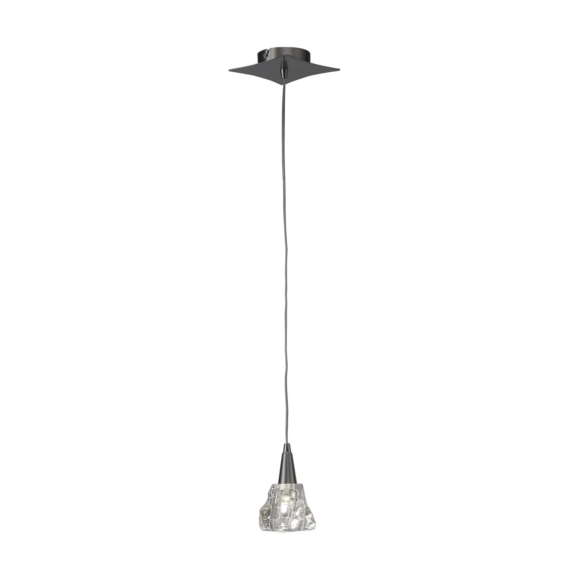 Mantra M3754 Iku Pendant 1 Light Satin Nickel