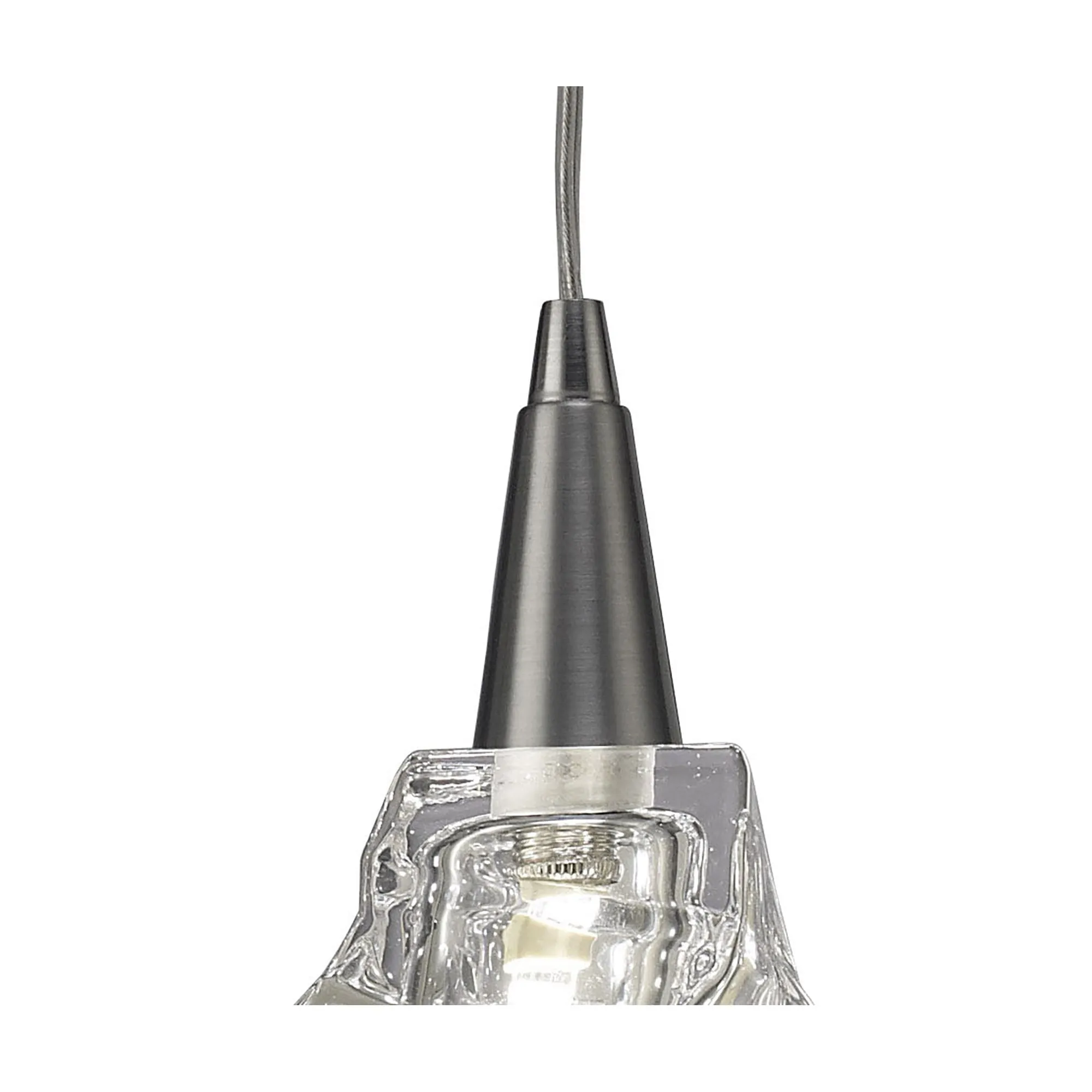 Mantra M3754 Iku Pendant 1 Light Satin Nickel