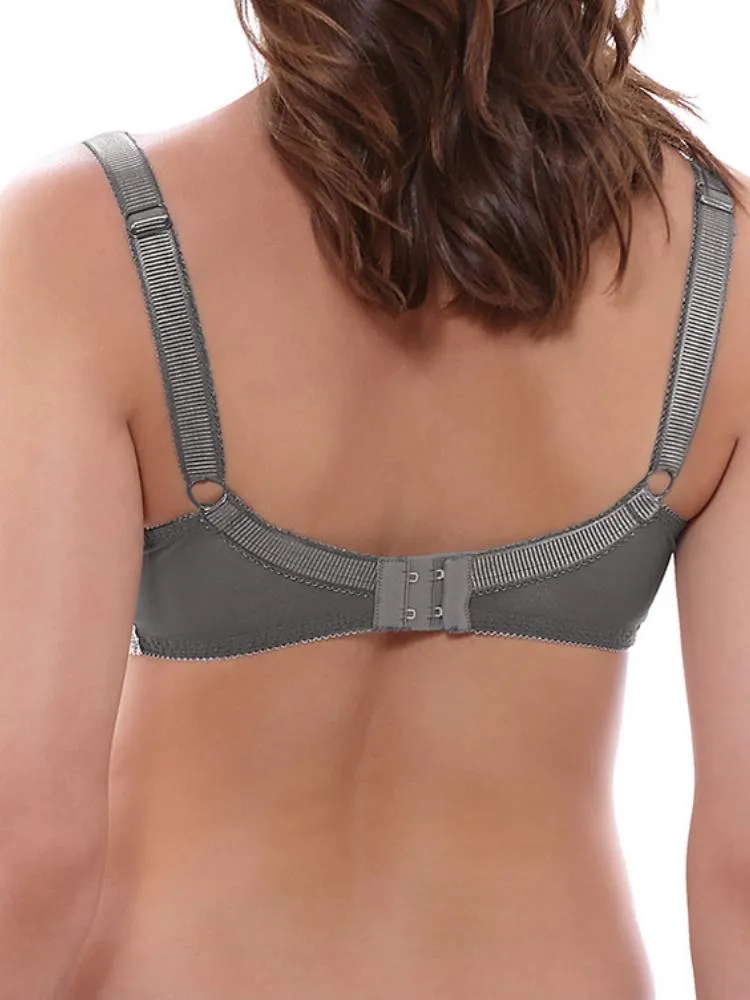 Marianna Padded Half Cup Bra - Silver