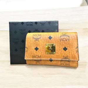 MCM Flip Leather wallet (H10 x L14 cm)