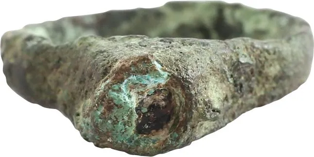 MEDIEVAL ENGLISH LADIES RING C.1300 SIZE 1 ¼