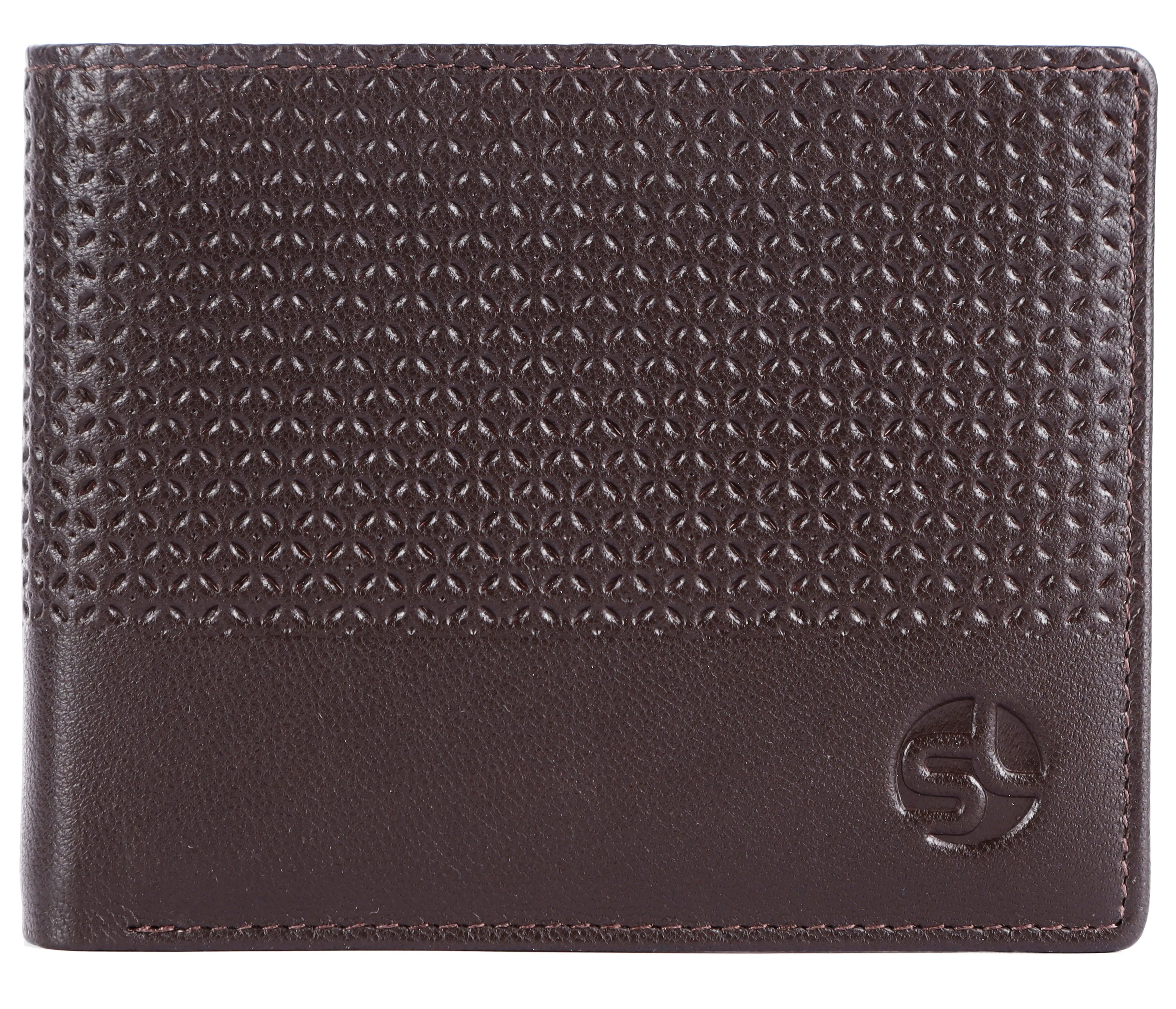 MENS LEATHER WALLET (RFID) 93705 (BROWN)