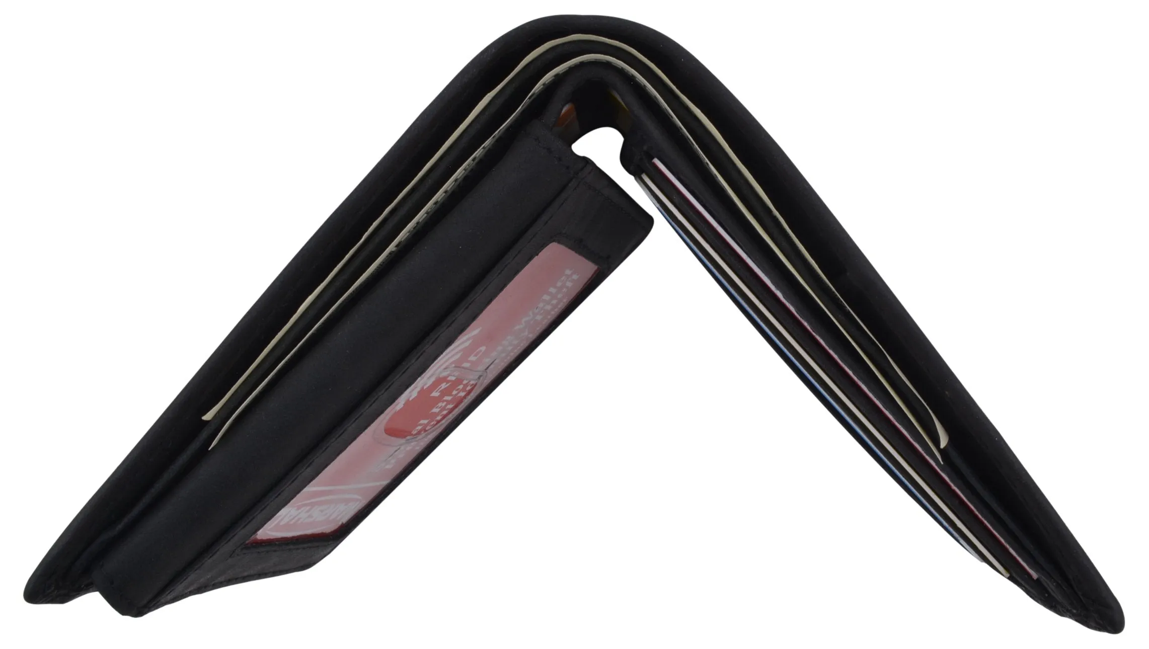 Mens Orlando Printed Logo RFID Cowhide Leather Mens RFID Wallet /53HTC Orlando2