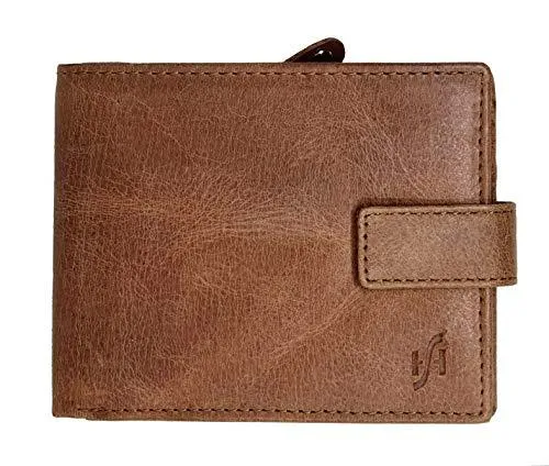 Mens RFID Wallet with A Large Zip Around Coin Pocket 1180