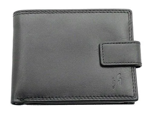 Mens RFID Wallet with A Large Zip Around Coin Pocket 1180