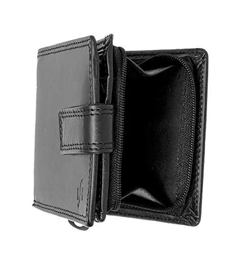 Mens RFID Wallet with A Large Zip Around Coin Pocket 1180