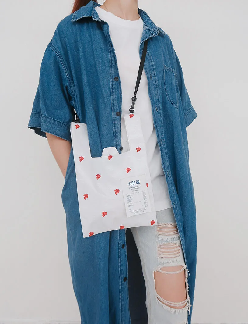 Merlion Plastic Sling Bag