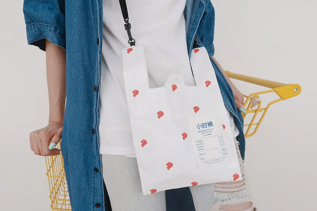 Merlion Plastic Sling Bag