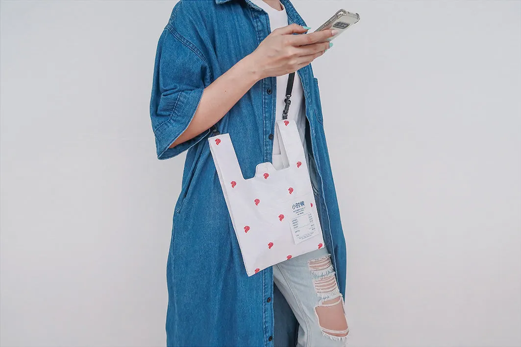 Merlion Plastic Sling Bag