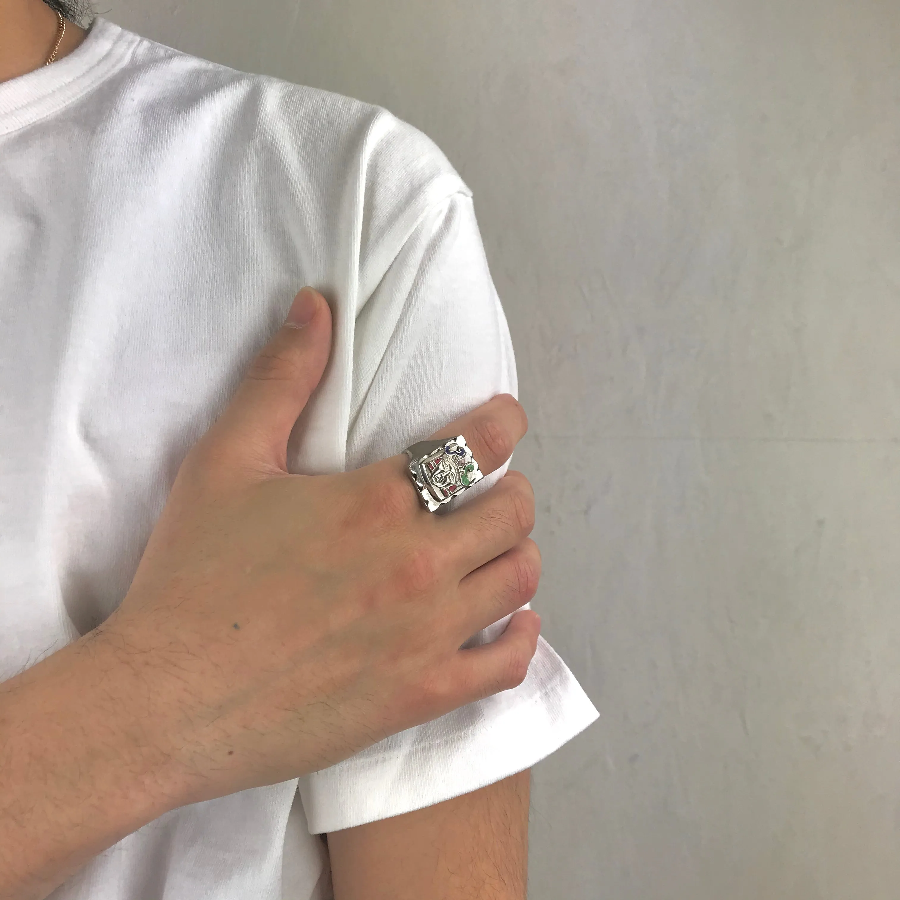 Mexican Biker Ring / Face