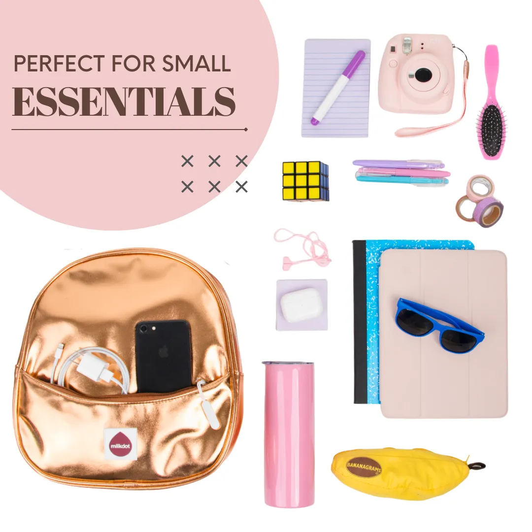 Mini Backpack | Gold