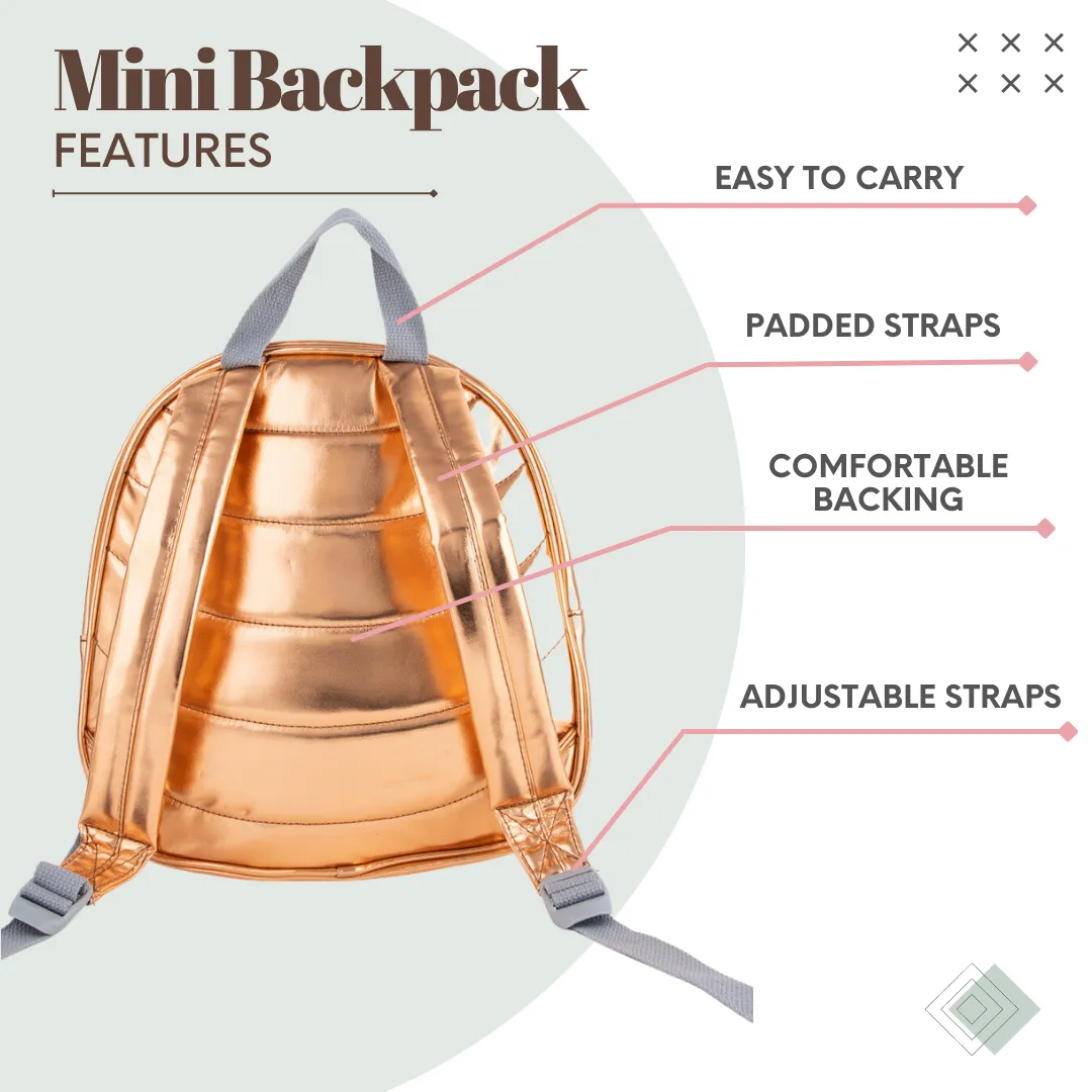 Mini Backpack | Gold