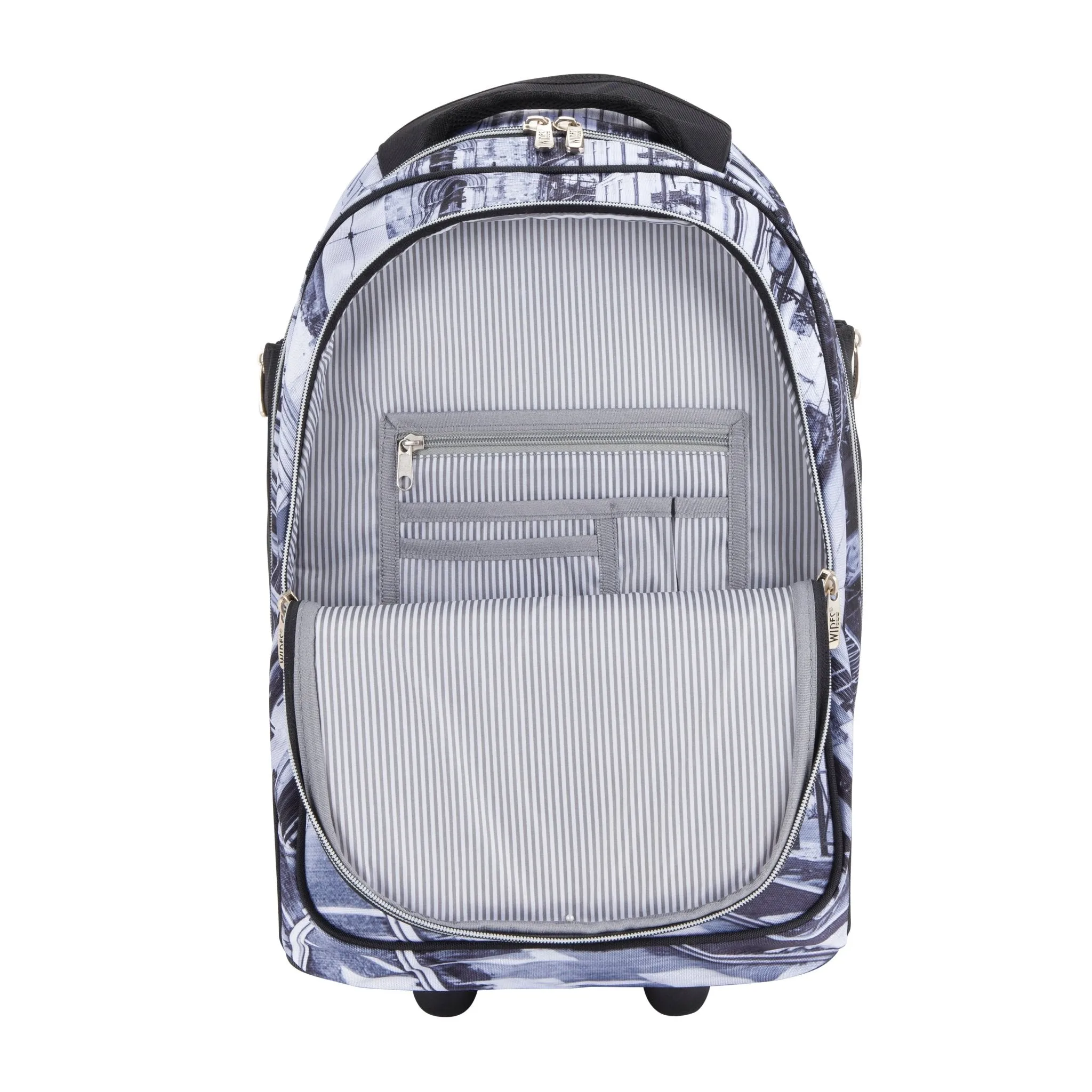 Mini Wheel School Bags Trolly Set of 3pcs Rocketship