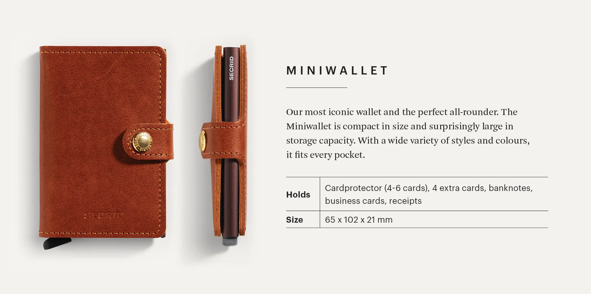 Miniwallet Premium | Dusk Leather | by Secrid Wallets