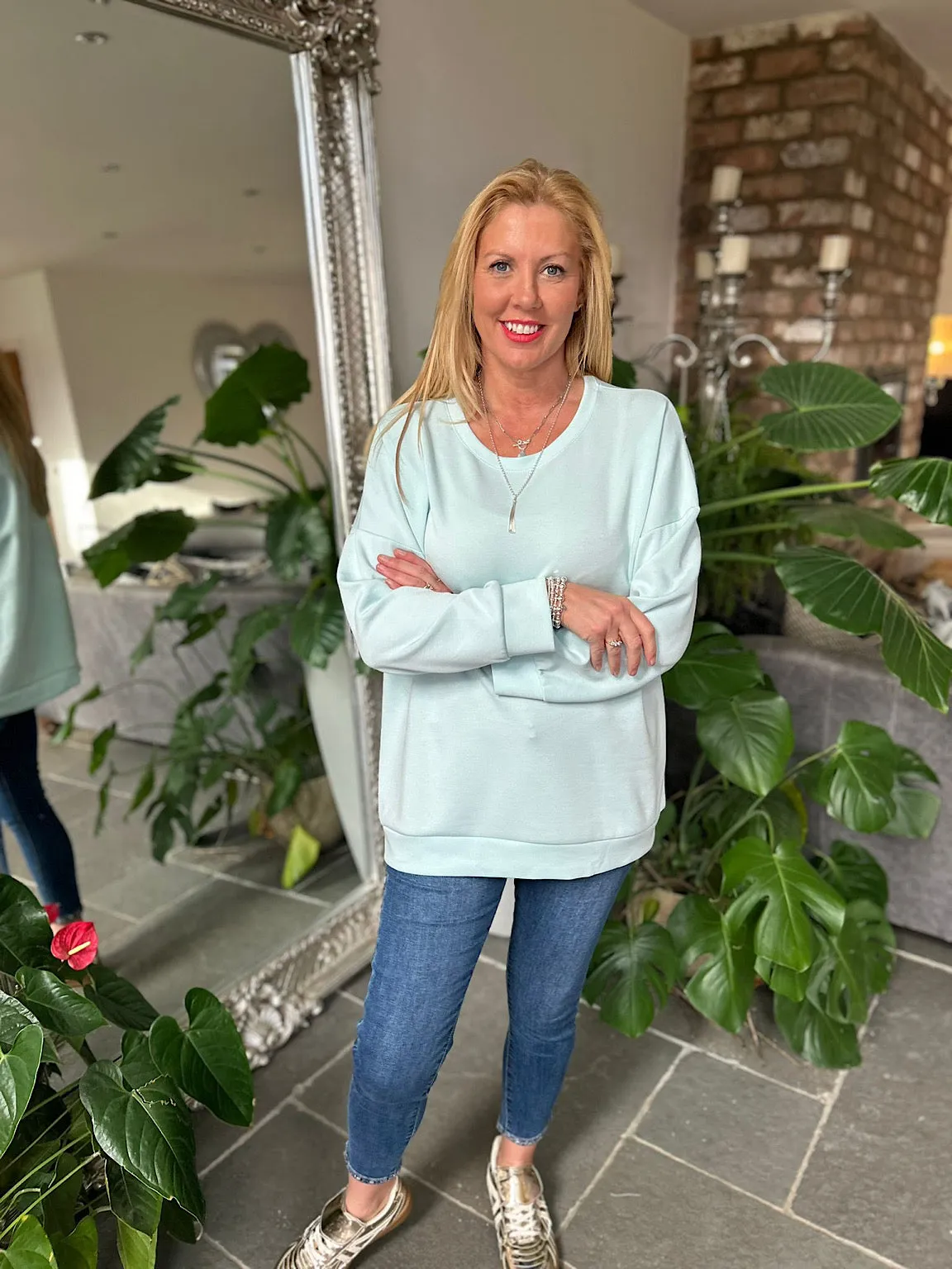 Mint Comfort Sweatshirt Ella