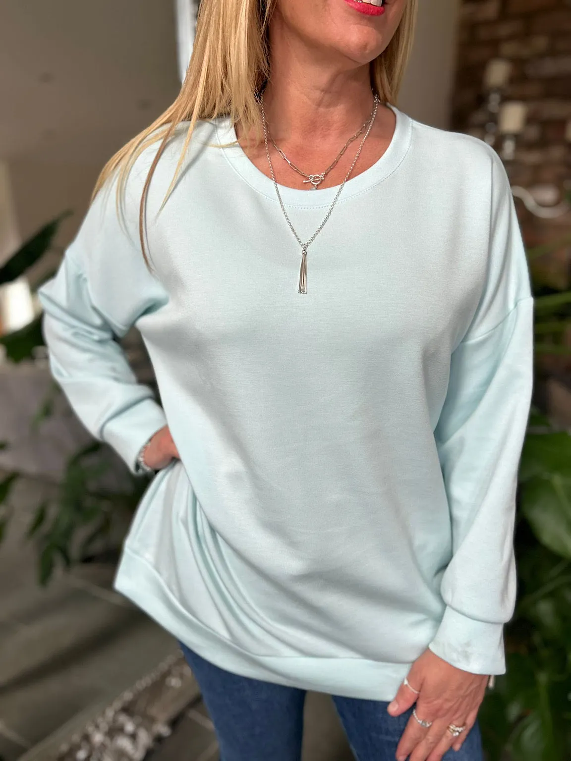 Mint Comfort Sweatshirt Ella