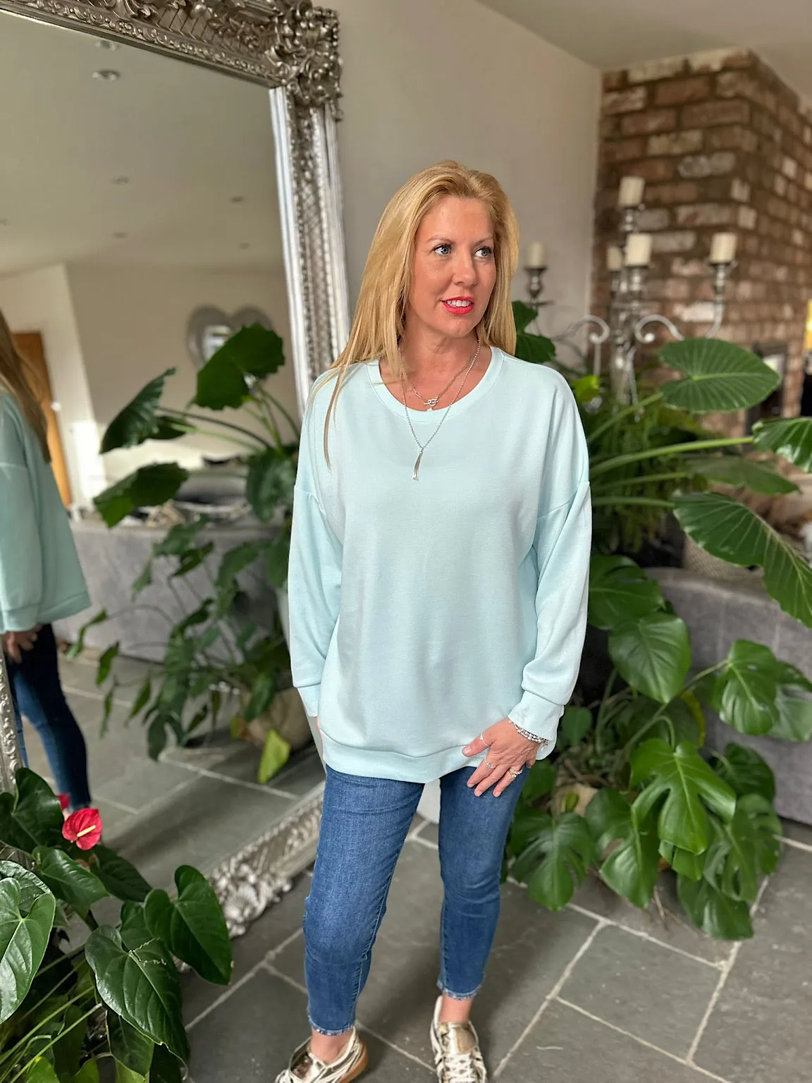Mint Comfort Sweatshirt Ella