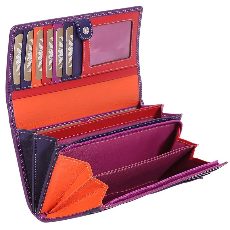 Modapelle - Leather Multi Coloured Wallet RFID