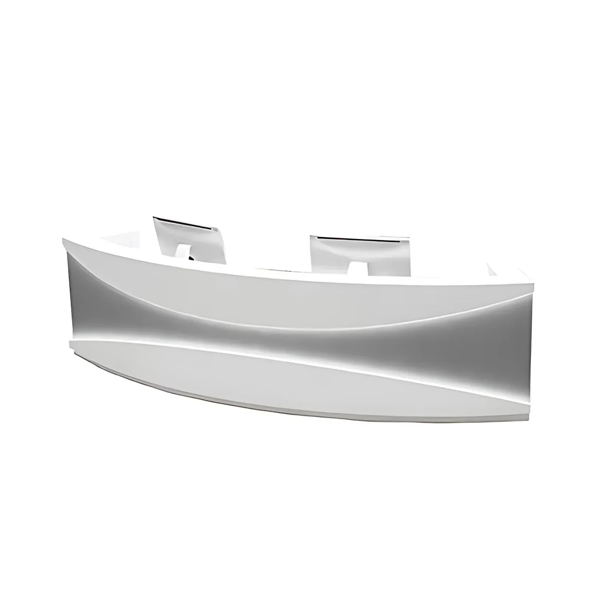 Modern Minimalist Stainless Steel Light Luxury Reception Desk