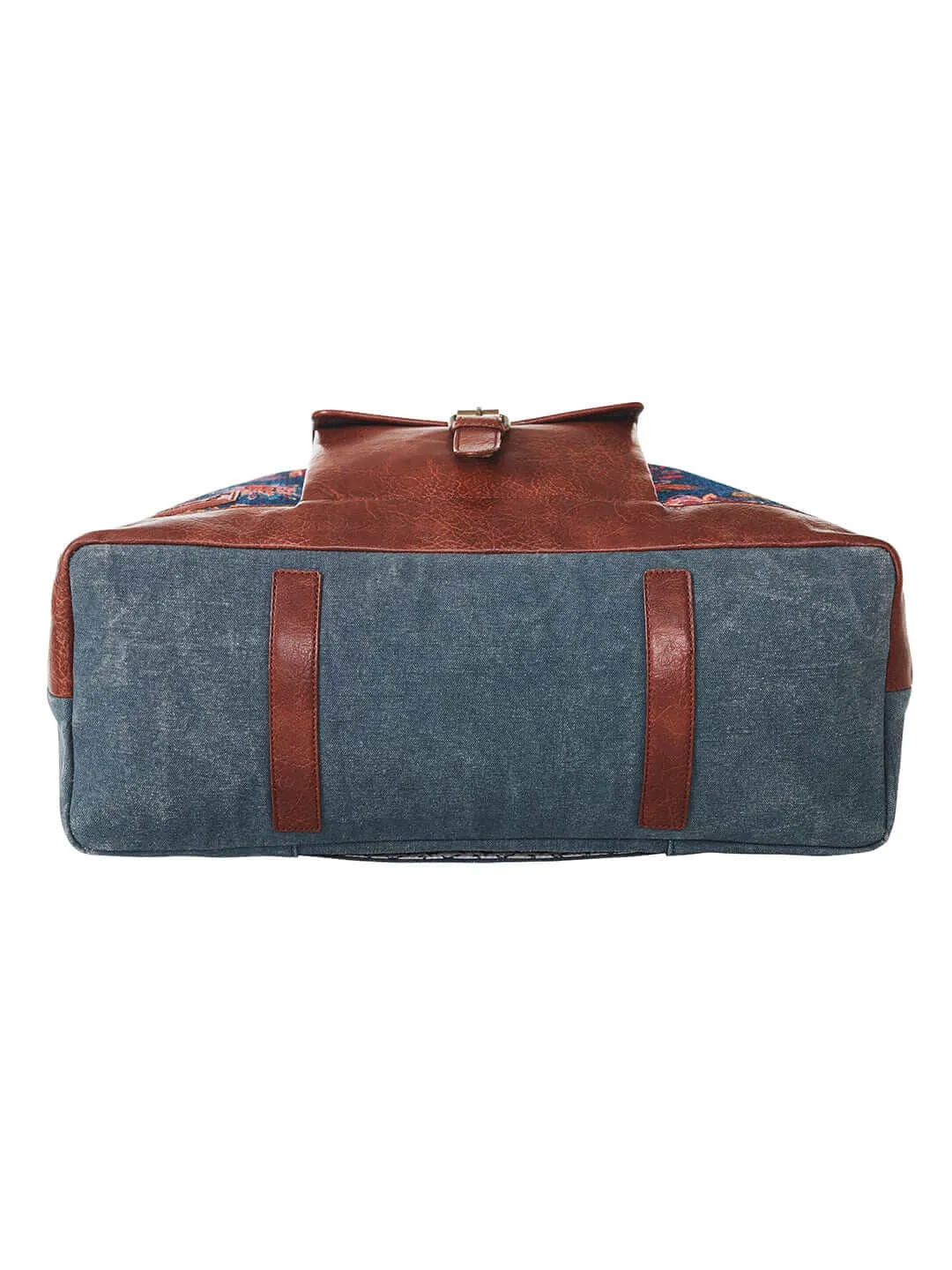 Mona B - Canvas Large Duffel Gym Travel and Sports Bag with Stylish Design for Men and Women (Multicolor, Kilim) - (M-7010)