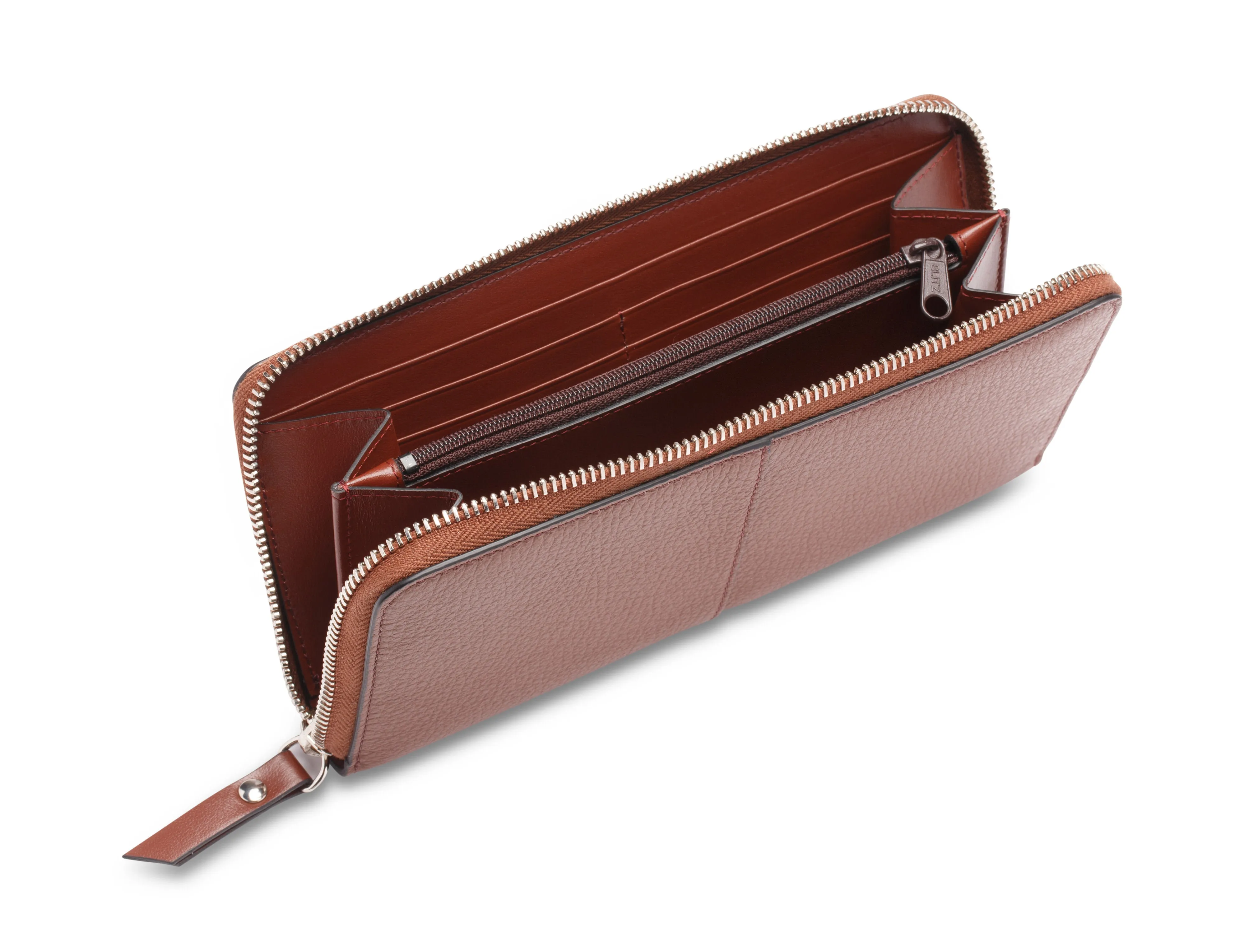 Monfrini 8" Accordion Zip Wallet