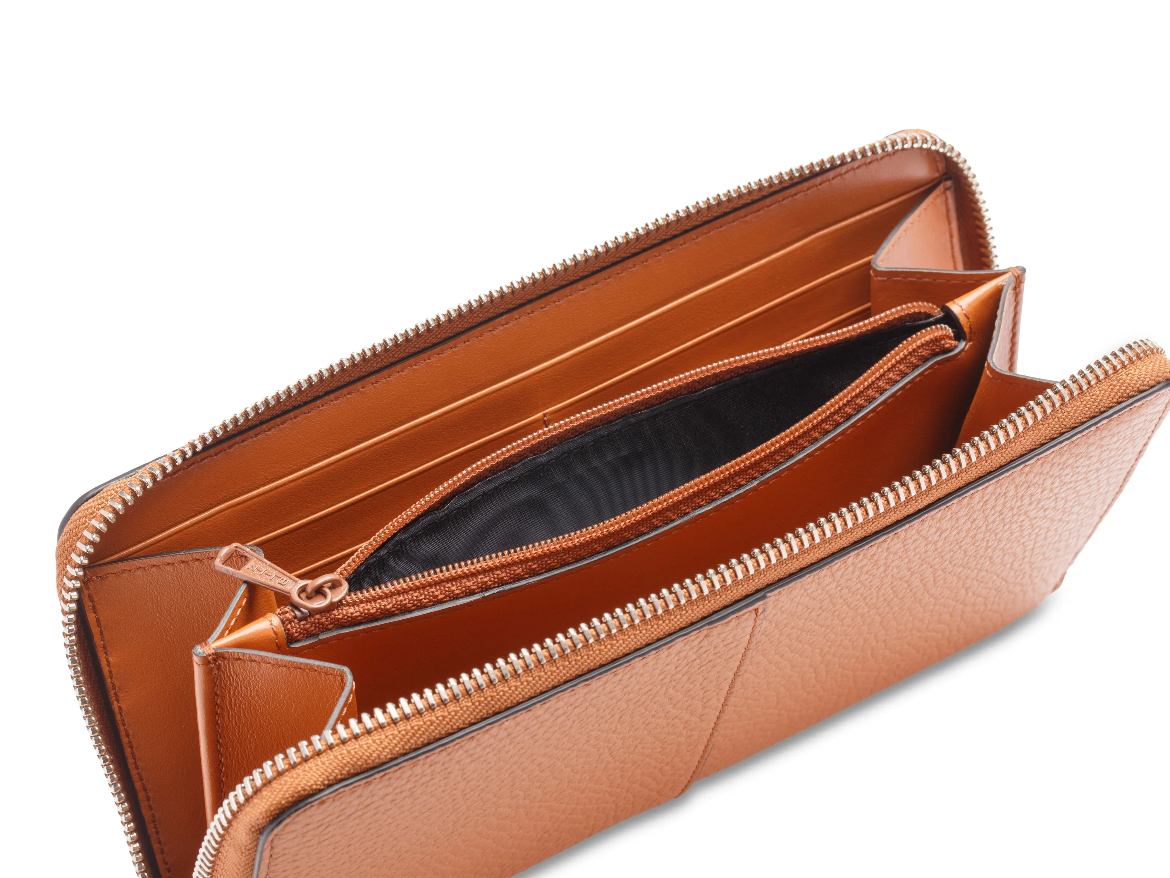 Monfrini 8" Accordion Zip Wallet