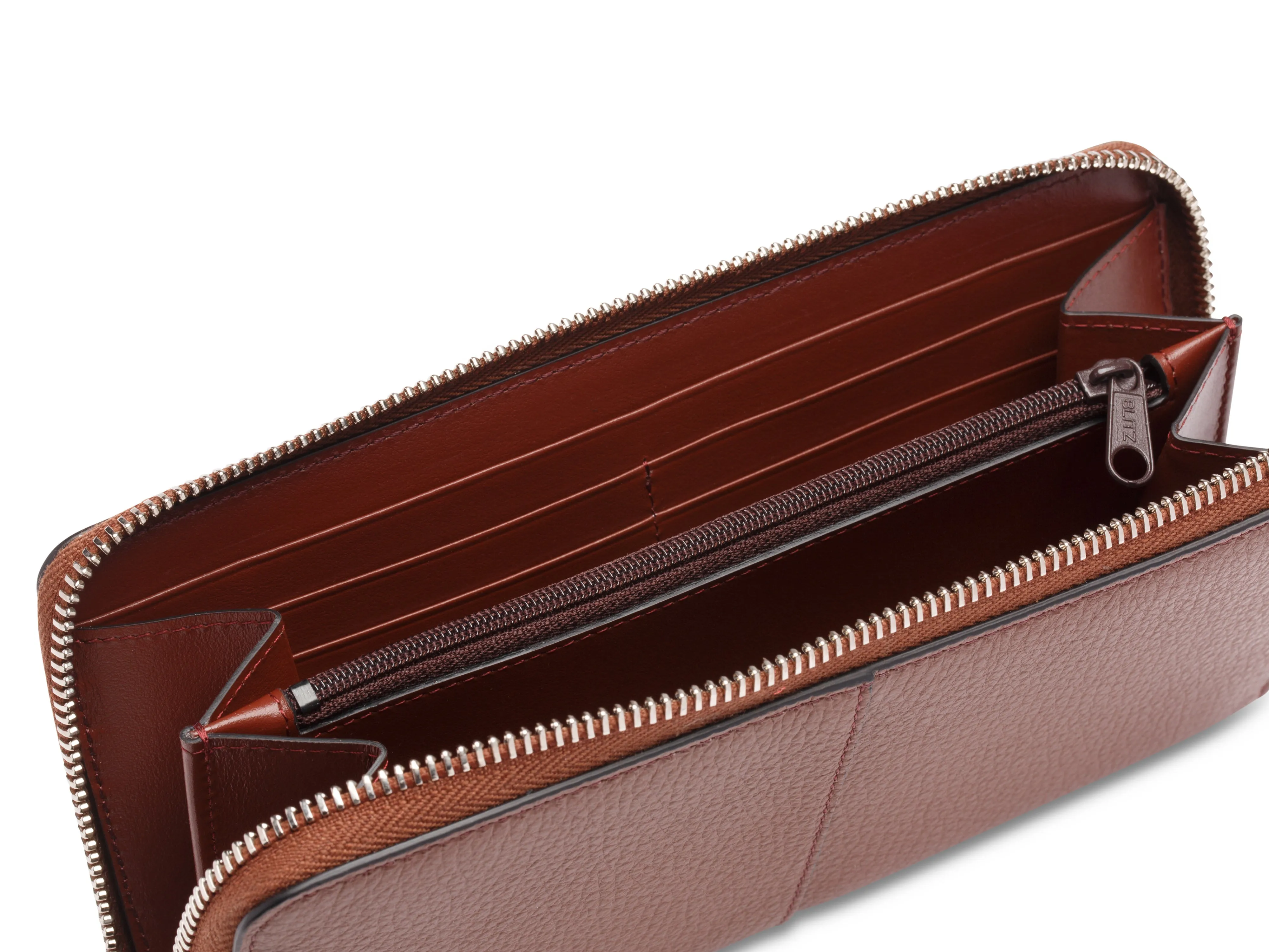 Monfrini 8" Accordion Zip Wallet