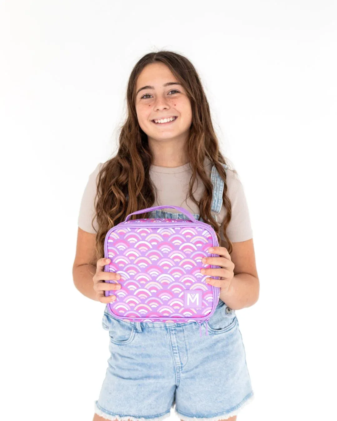 MontiiCo Medium Insulated Lunch Bad - Rainbow Roller