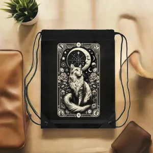 Moon Tarot - Cat Lover - Drawstring Bag