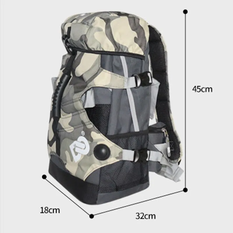 Multi Color Roller Skating Bag For Men Women Sports Backpack