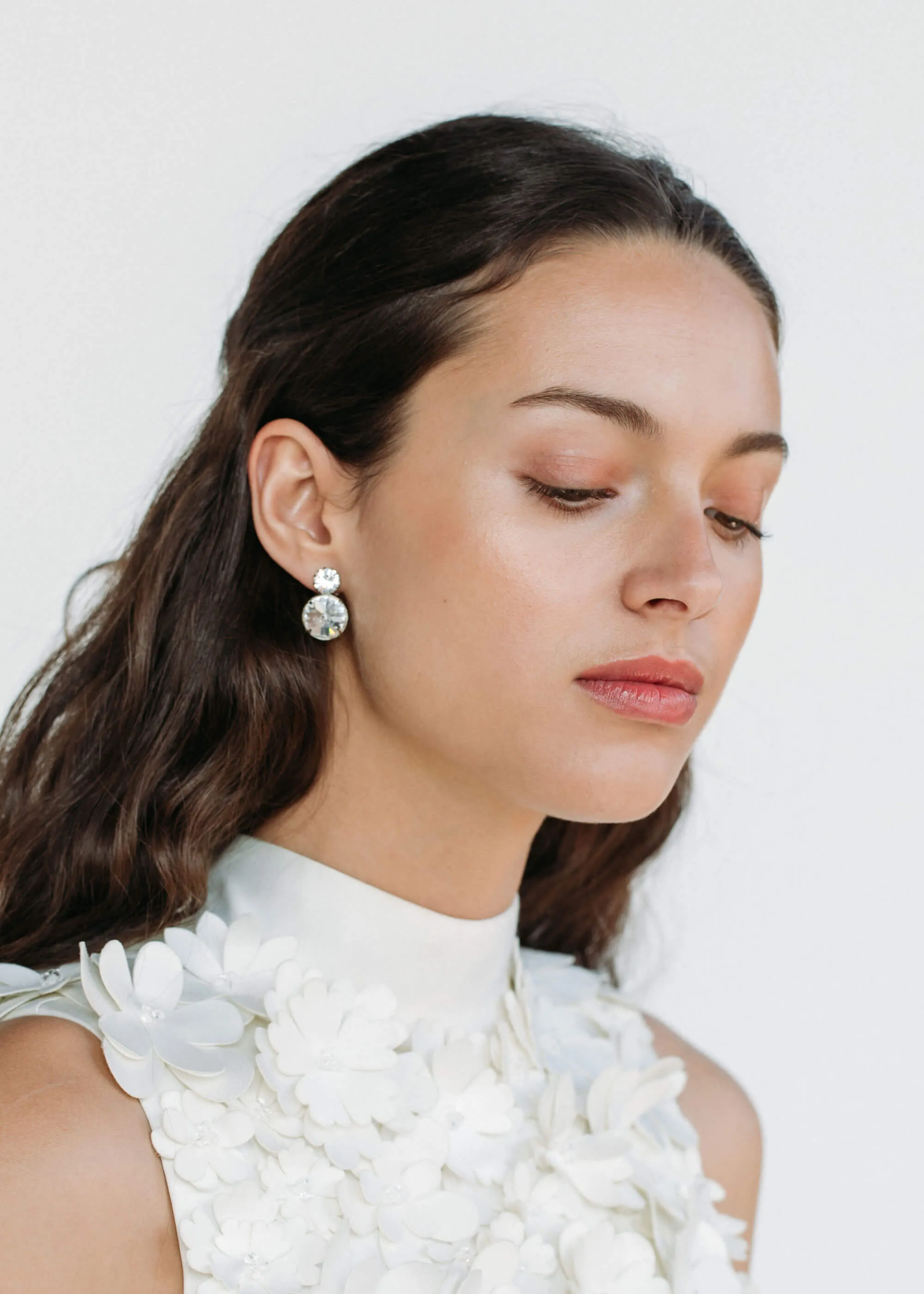 Myrla Earrings -- Crystal