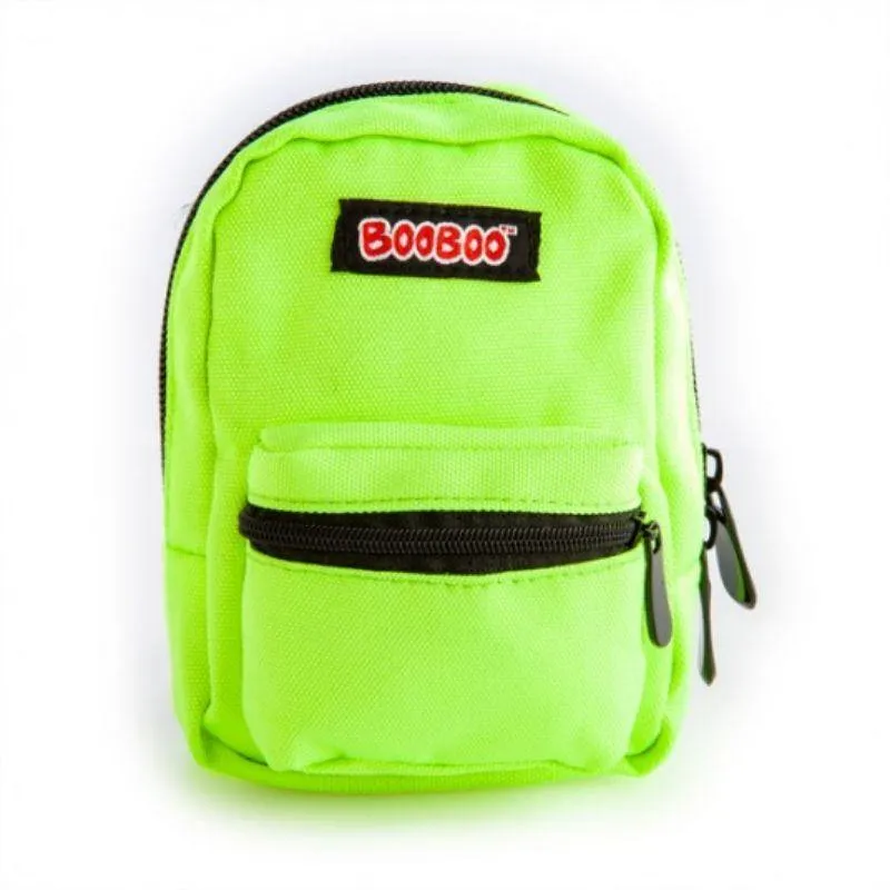 Neon Yellow BooBoo Mini Backpack - 11cm x 5cm x 15cm