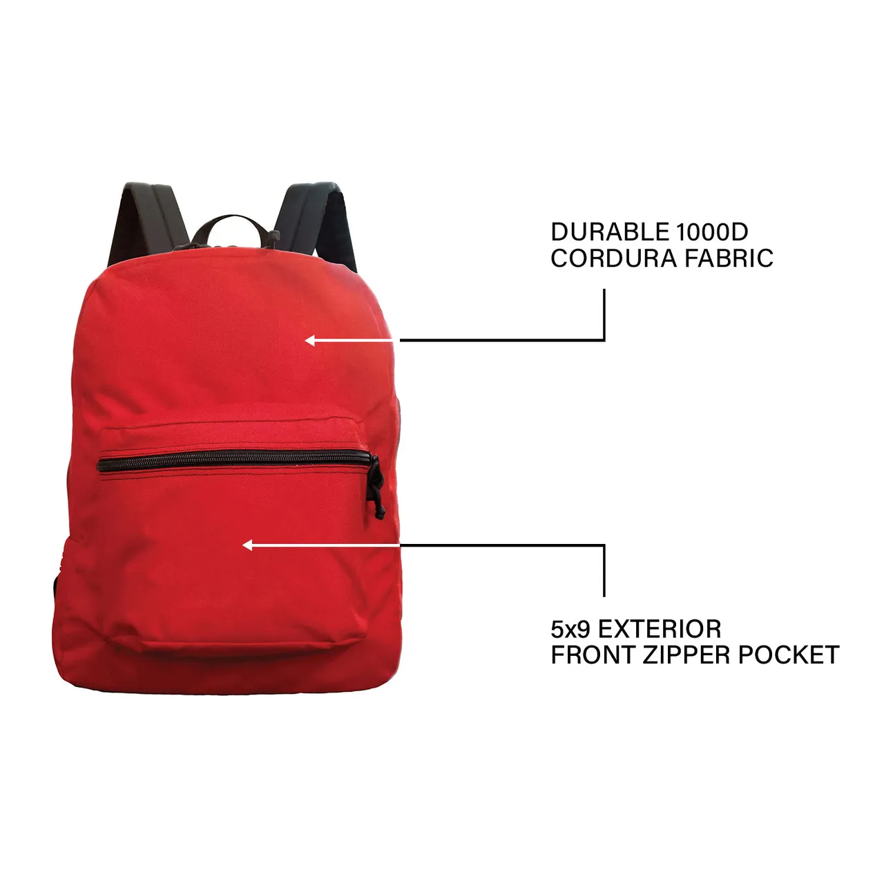 Northeastern Huskies Made in the USA premium Backpack in Red