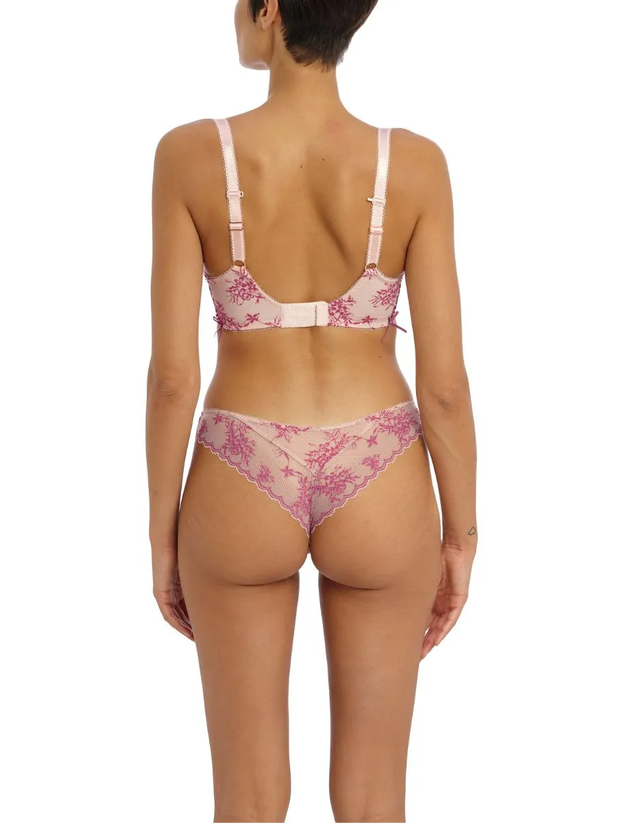Offbeat Decadence Side Support Bra - Vintage Rose